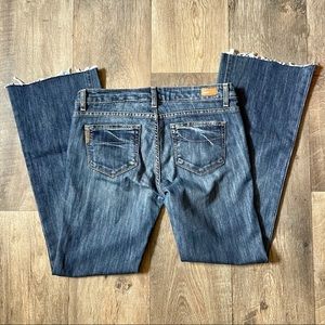 PAIGE Hollywood Hills Raw Hem Jeans